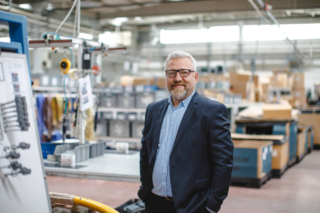 Operations manager overseeing Boston manufacturing facility supported by business efficiency consulting
